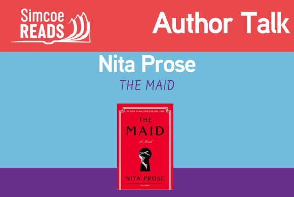 Simcoe Reads Author Talk – Nita Prose